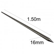 метален шиш дължина 1.50м INOX-16мм