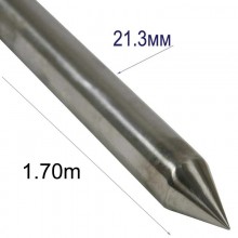 Метален шиш дължина 1.70м INOX-21.3мм