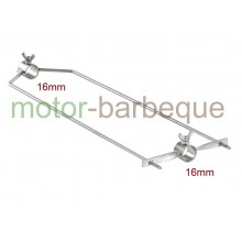 Вилица за шиш 48х12см INOX 16mm